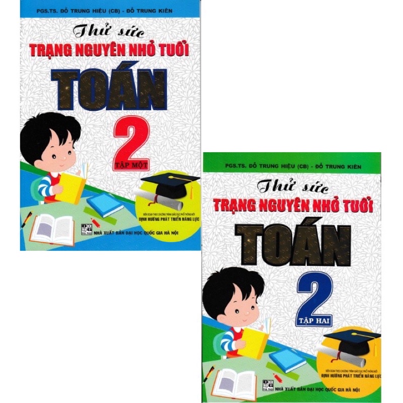 Sách - Combo Thử Sức Trạng Nguyên Nhỏ Tuổi Môn Toán Lớp 2 + 3 + 4 + 5 (Bộ 8 Cuốn)