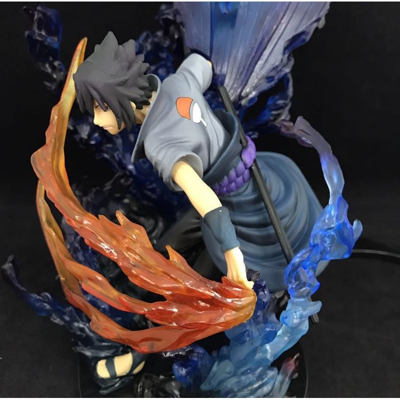 Mô hình Naruto mô hình sasuke susano sắc nét màu xanh tươi đẹp như hình