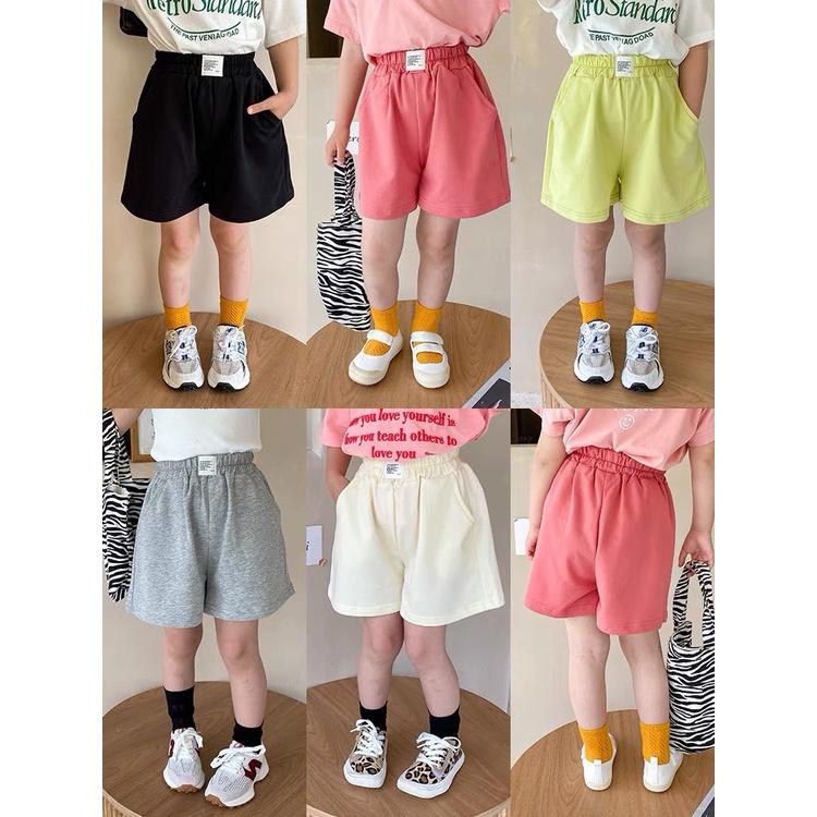 COMBO 4 QUẦN COTTON ĐÙI MÁC CHỮ CHO BÉ