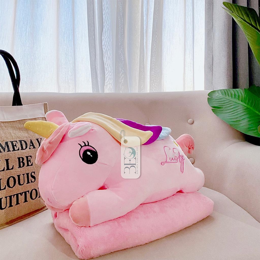 Gối Mền Kỳ Lân Unicorn Cao Cấp 3 Trong 1 SOCute