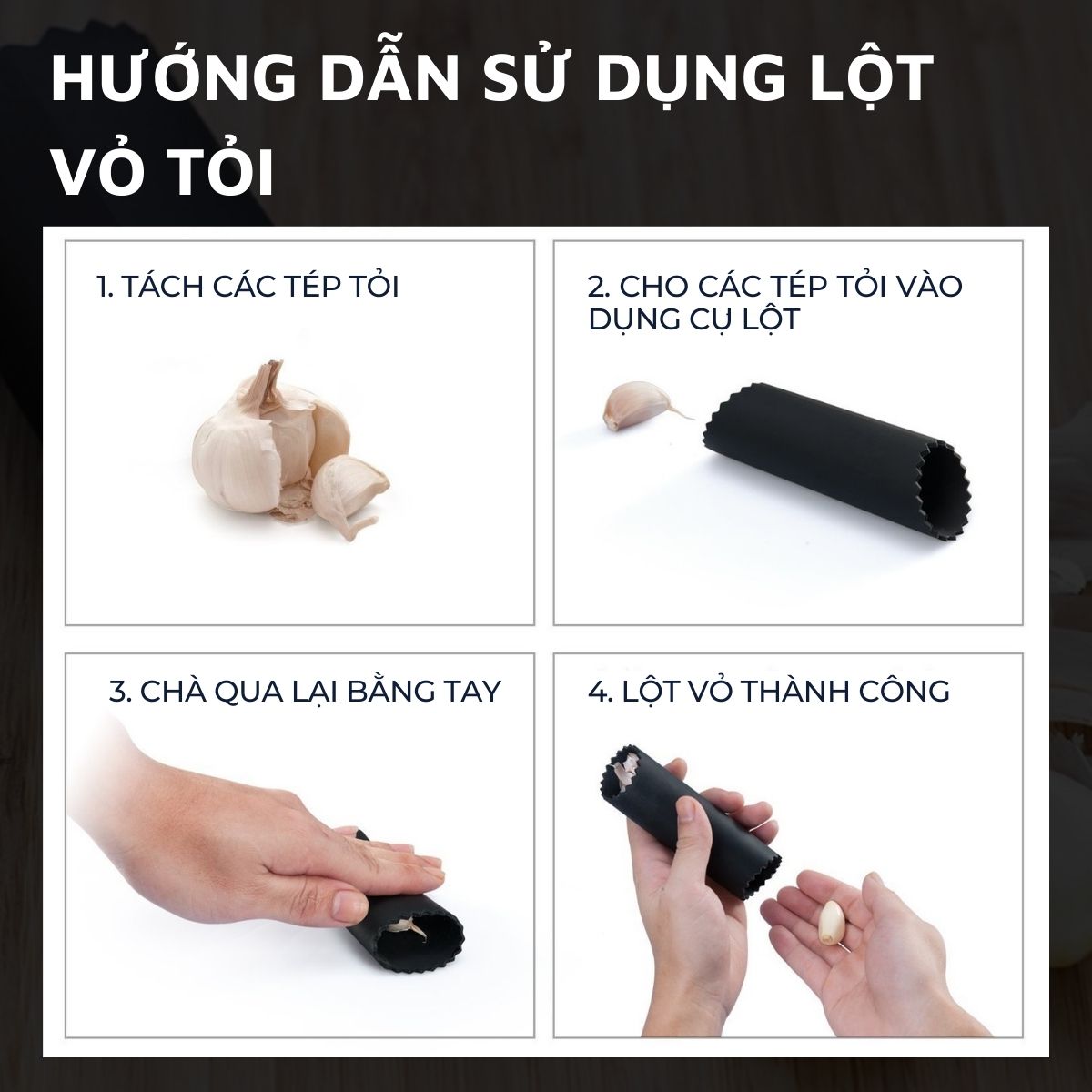Dụng cụ ép tỏi Inox 304 DandiHome cao cấp