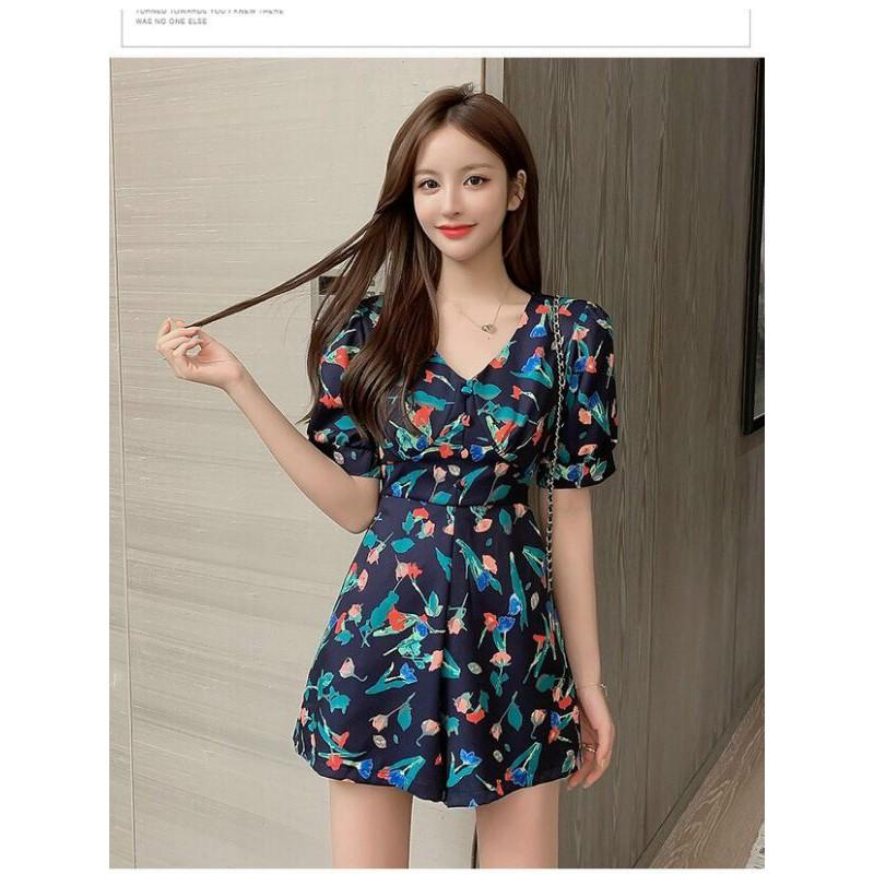 HÀNG NHẬP - BỘ JUMPSUIT ĐÙI HOA CỔ TIM