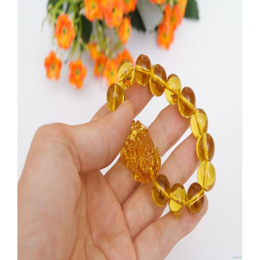 Vòng đeo tay nam nữ phong thủy gắn Tỳ Hưu