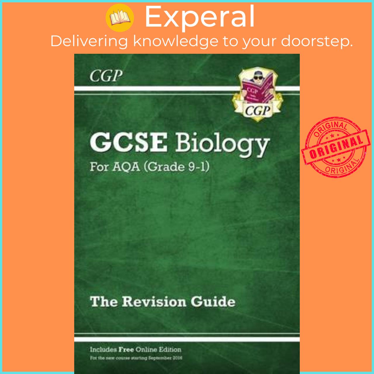 Sách - Grade 9-1 GCSE Biology: AQA Revision Guide with Online Edition - Higher by CGP Books (UK edition, paperback)