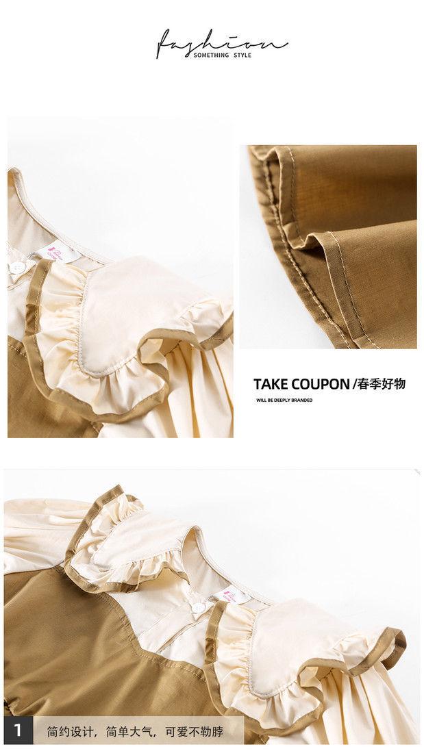 DONGSHOP HOT Váy mùa hè cho bé gái 2023 Váy công chúa thời trang cho bé gái Váy cổ búp bê mùa hè