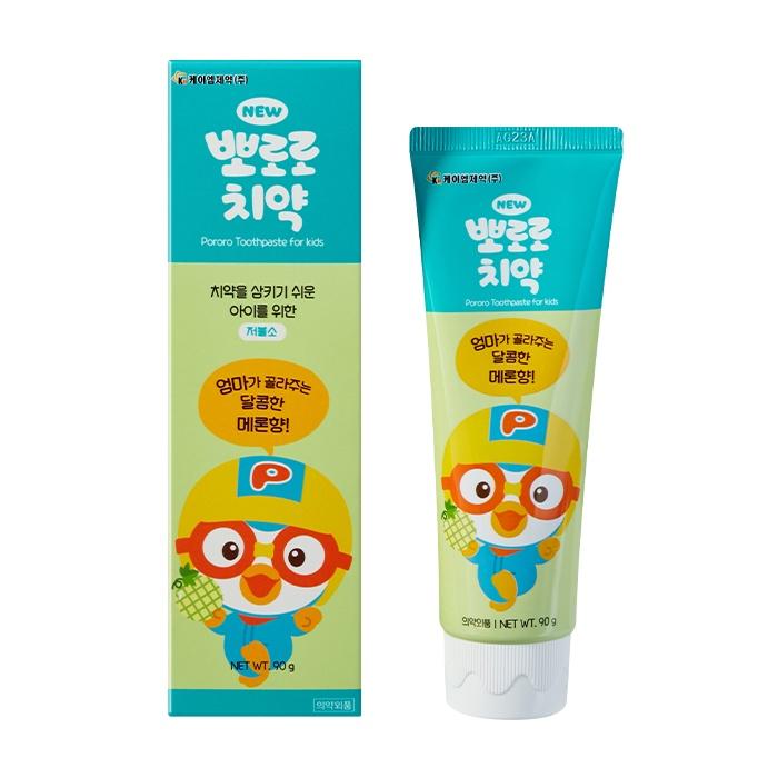 Kem Đánh Răng Cho Trẻ Em New Pororo Toothpaste For Kids 90g Gomi Mall