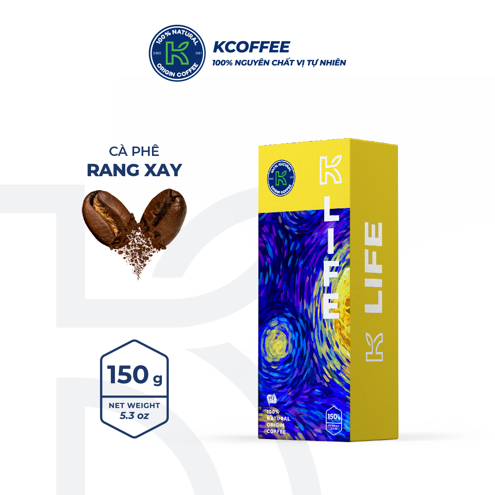 Hộp hạnh phúc &quot;happy life box&quot; cà phê rang xay, hòa tan và filter Kphucsinh