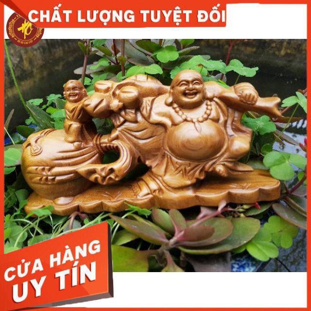 Tượng phật di lặc gỗ thơm BÁCH - XANH ngát mùi hương