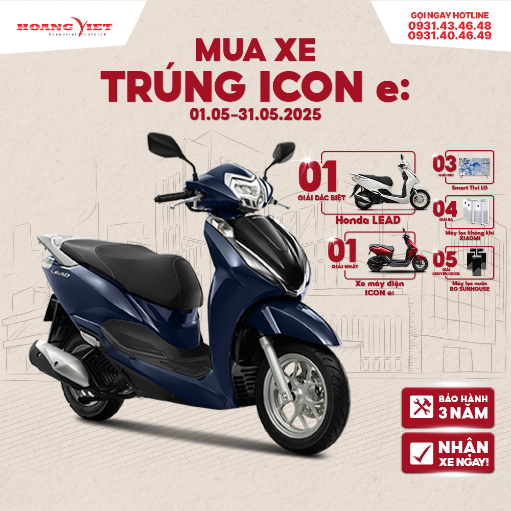 Xe máy Honda Lead 125cc 2025 - Phiên Bản Cao Cấp
