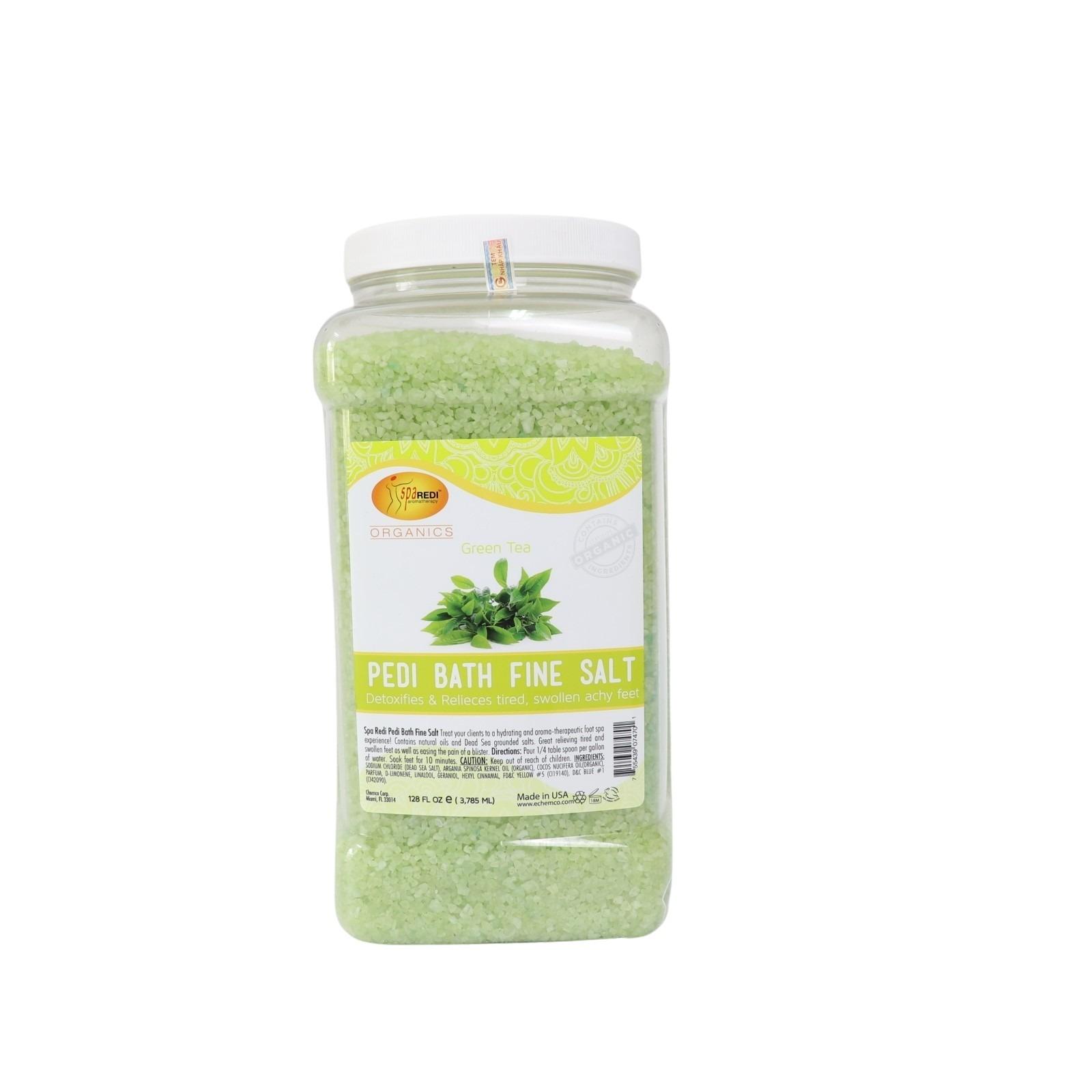 Muối tắm Pedi Bath Fine Salt mùi Trà Xanh 3785 ml