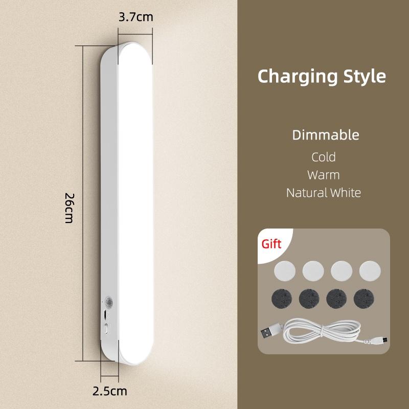 Đèn Led Cảm Ứng Đèn Gắn Tường Đèn Đọc Sách 3 Màu Có Cổng Sạc USB