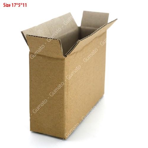 Hộp giấy P35 size 17x5x11 cm, thùng carton gói hàng Everest