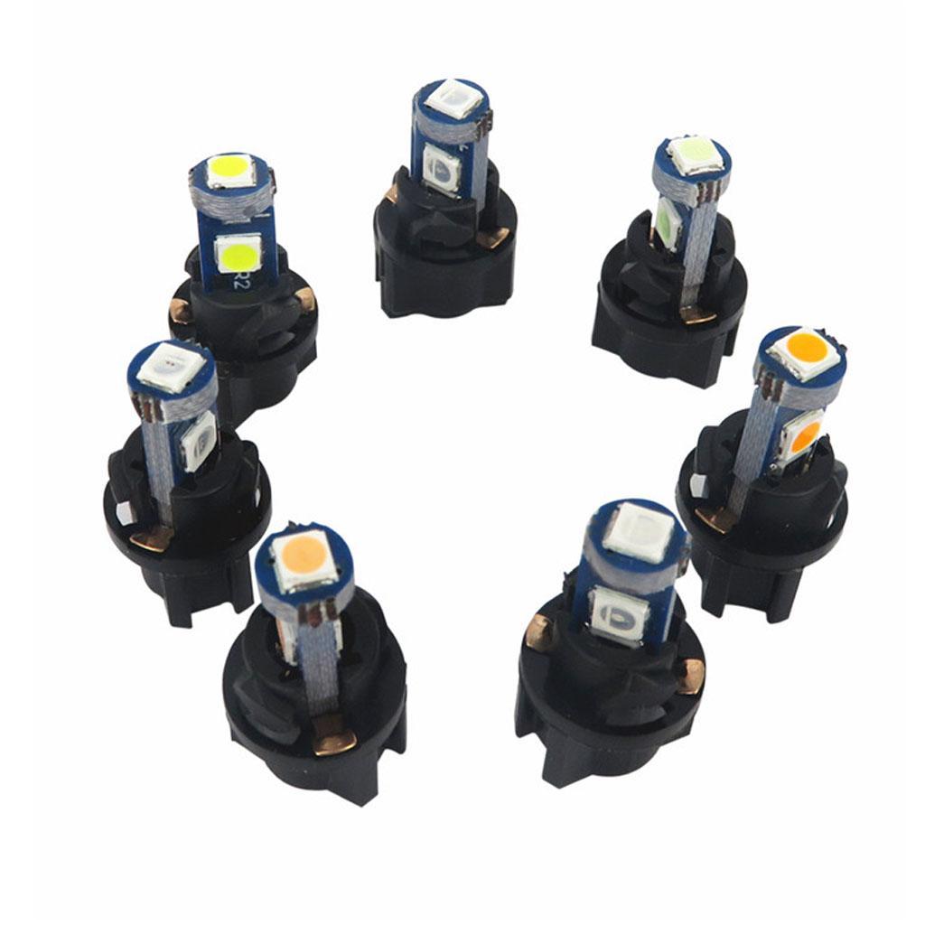 3x10 Pieces Car T5 3030 Instrument Panel Light for Twist Socket Ice Blue