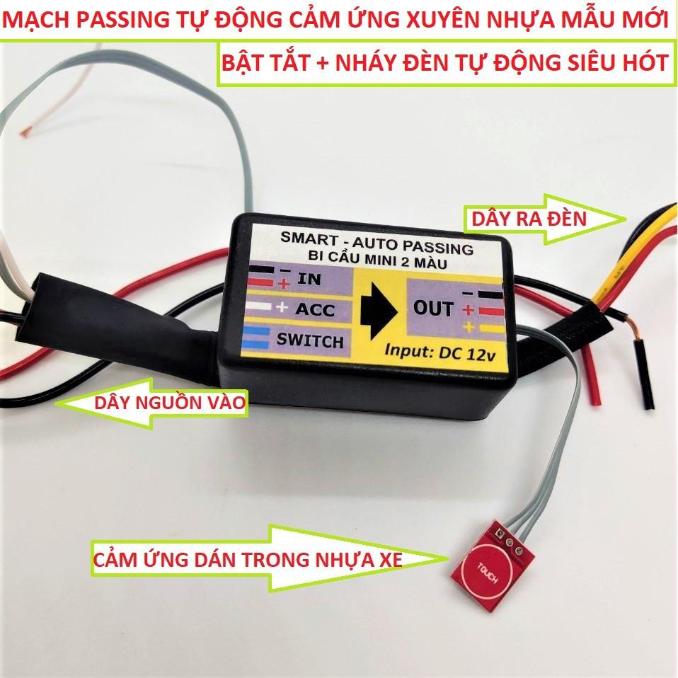 Công tắc cảm ứng xe máy auto nhiều chế độ học lệnh bật tắt + nháy đèn tự động độ xe máy mẫu mới