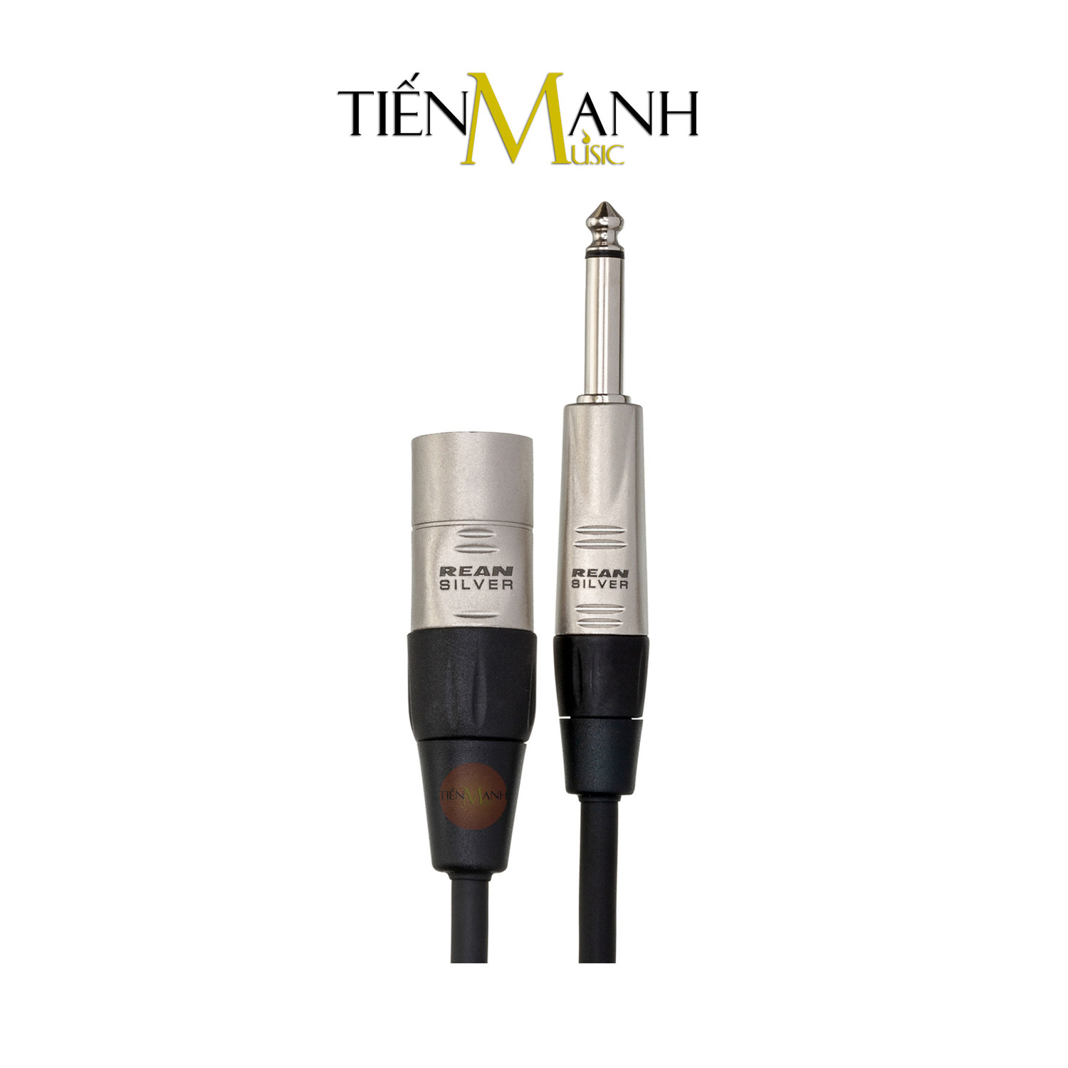 Dây Cáp Loa Kiểm Âm Hosa Pro Balanced REAN XLR Canon Đực sang 6ly Stereo TRS Dài 0.45m, 0.9m, 1.5m, 3m, 6m HSX-001.5, HSX-003, HSX-005, HSX-010, HSX-020 Cable 1/4 in to XLR3M Hàng Chính Hãng - Kèm Móng Gẩy DreamMaker