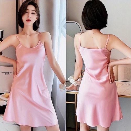 Đầm Maxi Hở Lưng Luồng Đan Váy Cổ Yếm Nữ Suông Dài Thiết Kế Đi Biển Xinh Chất Vải Voan Dự Tiệc Cưới Sang Trọng G5