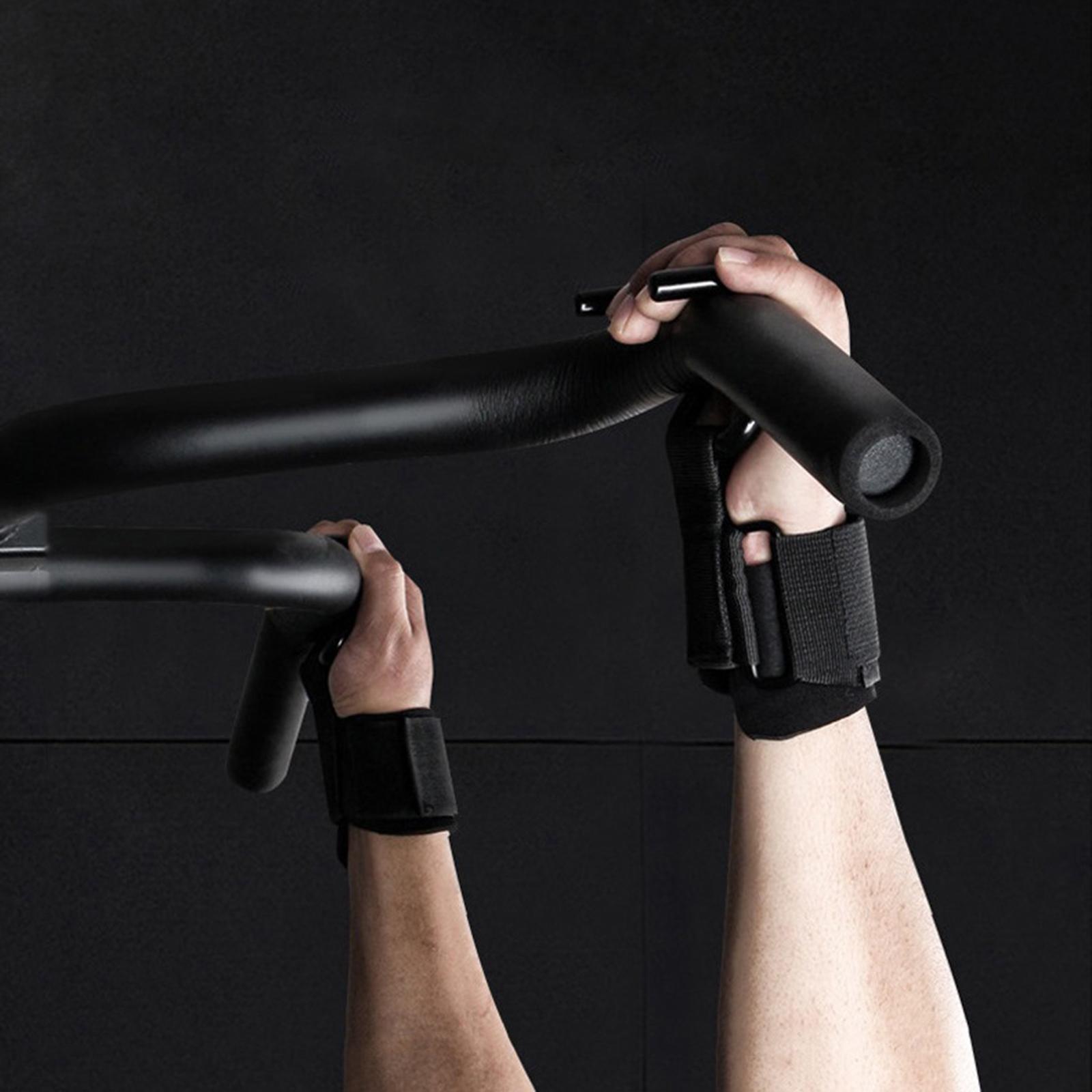 Weight Lifting Straps Wrist Support Padded Neoprene Gym Training Hand Bar weightlifting Straps Fitness Bodybuilding Power Exercise Grips