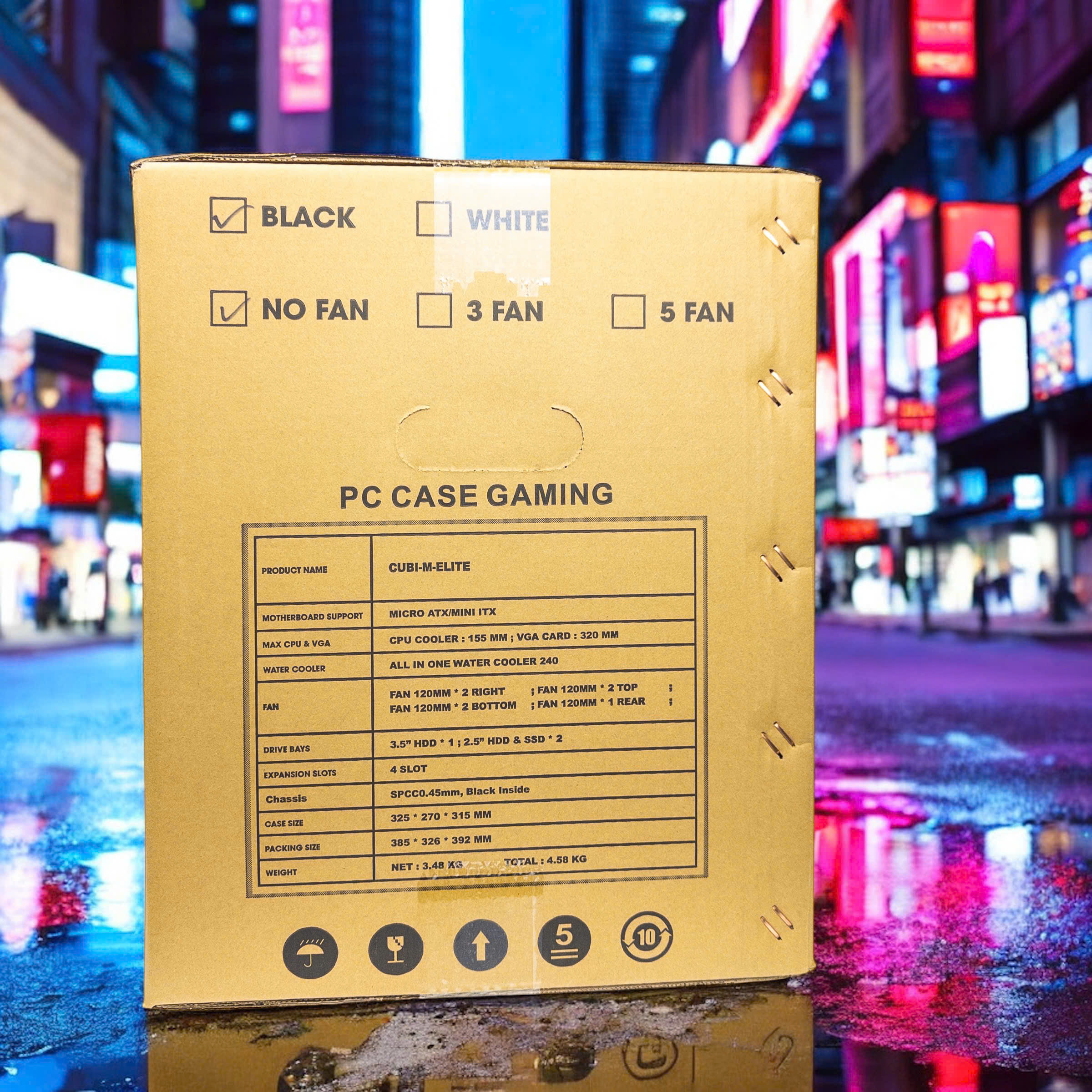 CASE MAGIC CUBI-M ELITE (M-ATX) - Hàng chính hãng