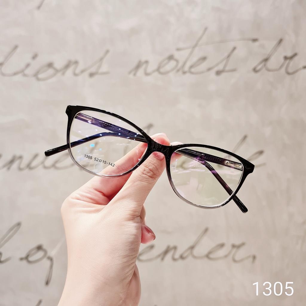 Kính mắt mèo nữ LILYEYEWEAR nhựa bọc kim loại thiết kế thời trang nhiều màu sắc 1305