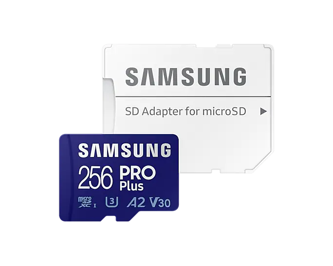 Thẻ nhớ MicroSD Samsung Pro Plus U3 tốc độ tối đa 160MB/s dung lượng 128GB/ 256GB/ 512GB chính hãng