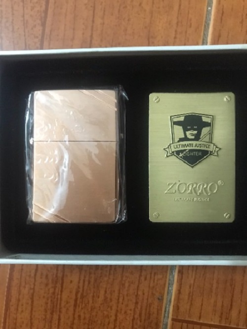 Vỏ Hột Quẹt Bật Lửa Xăng Đá Zorro Z-5000C Trơn Chém Góc
