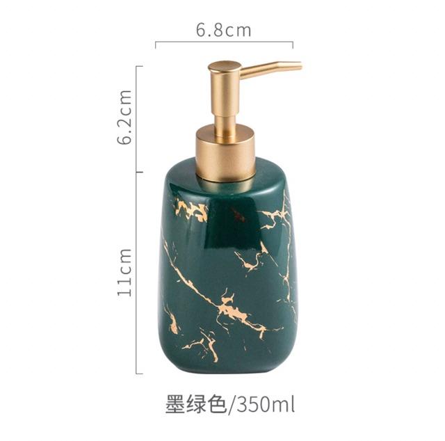 Bình sứ đựng dầu gội, sữa tắm, nước rửa tay- Bình đựng phong cách Châu âu