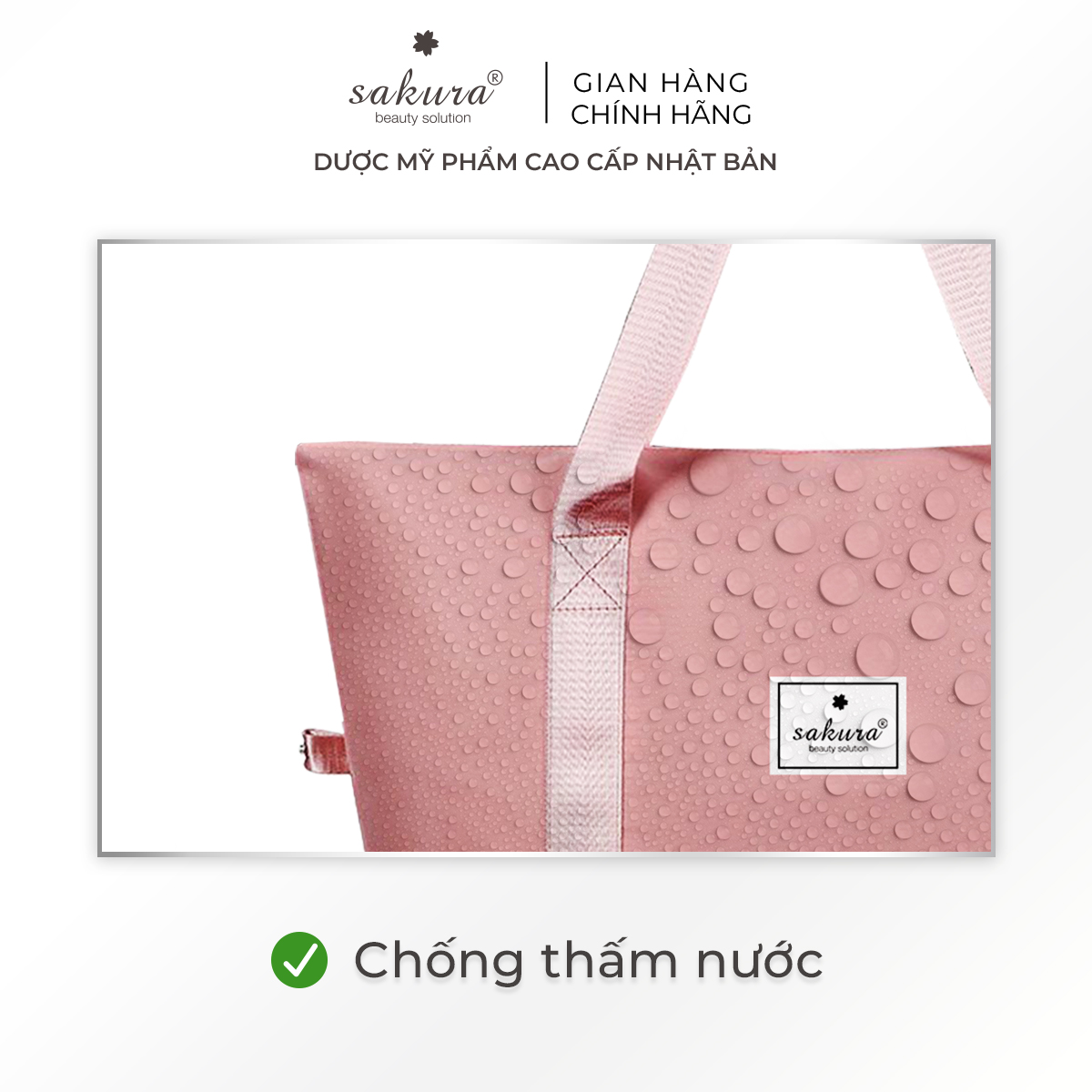 Túi du lịch chống nước đa năng cao cấp Sakura - Màu ngẫu nhiên