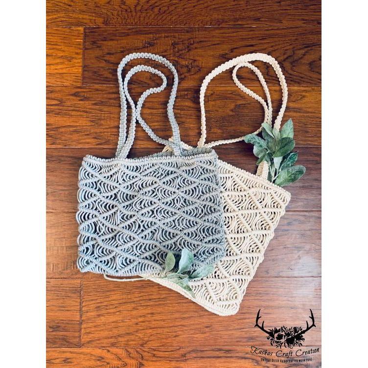 Túi đeo vai macrame - phong cách thời trang, cá tính