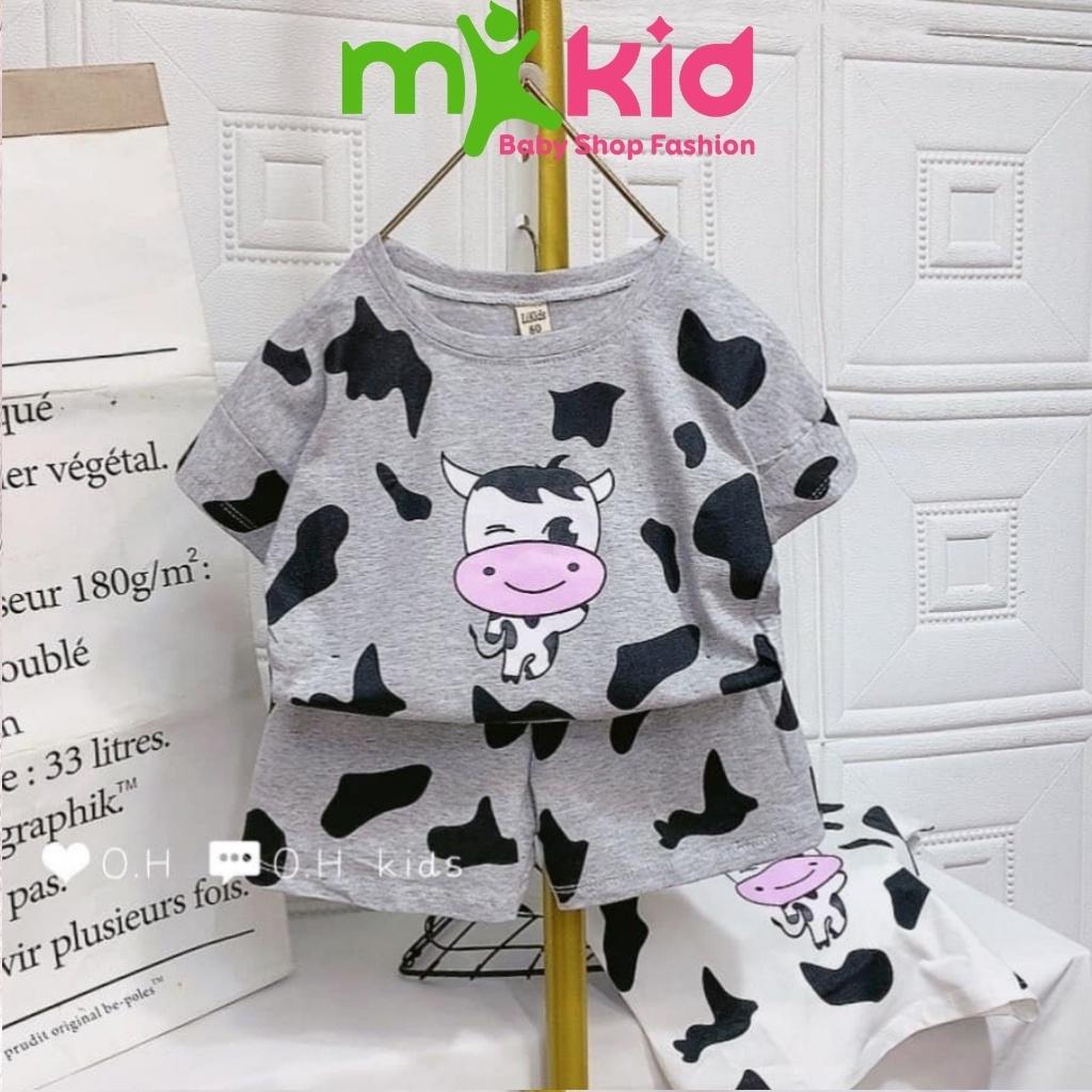 Bộ Cộc Tay Cho Bé Bộ Minky Mom Cộc Tay Chất Cotton 100% siêu mềm mịn thoáng mát