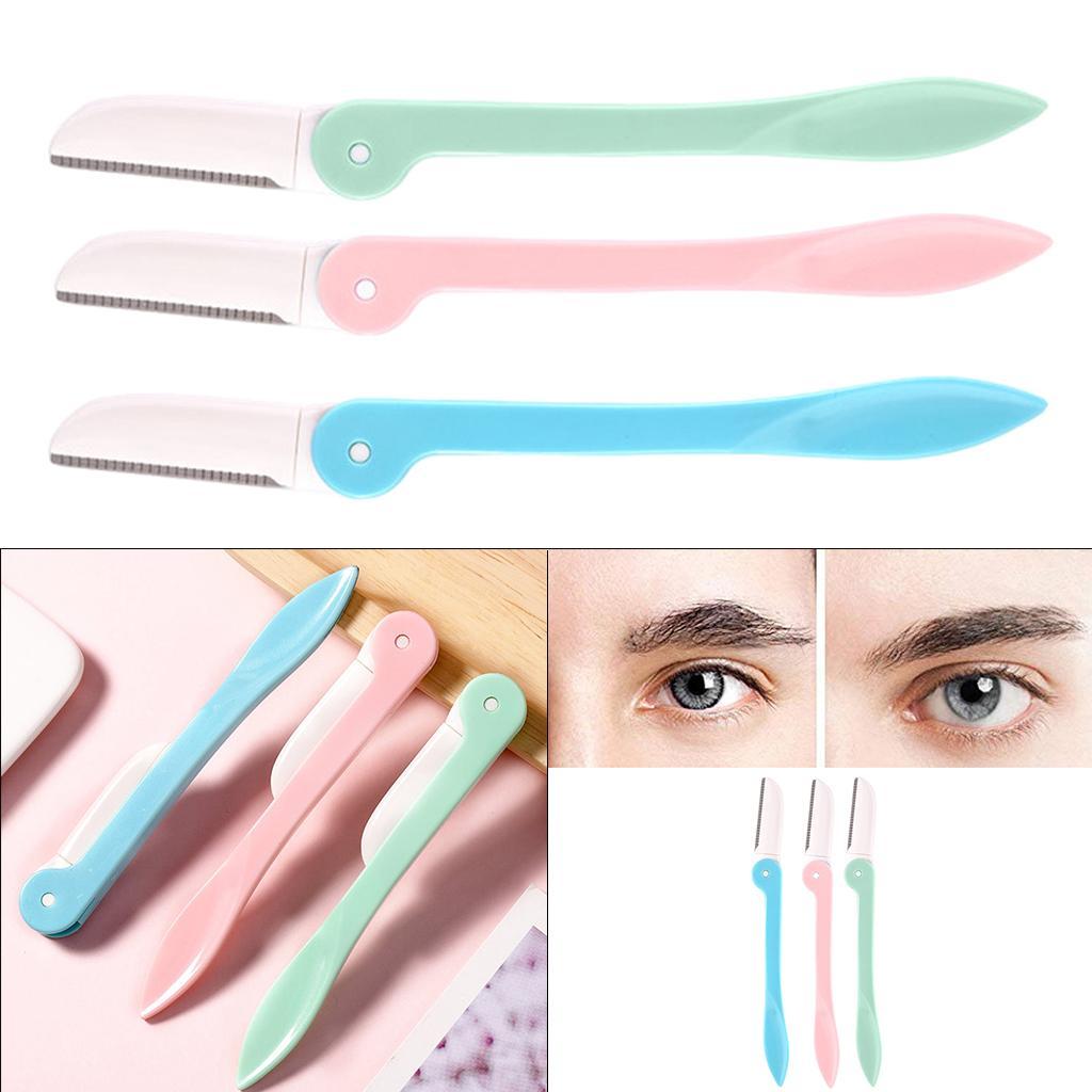 3x Eyebrow  Foldable Facial  Scraping Eyebrow