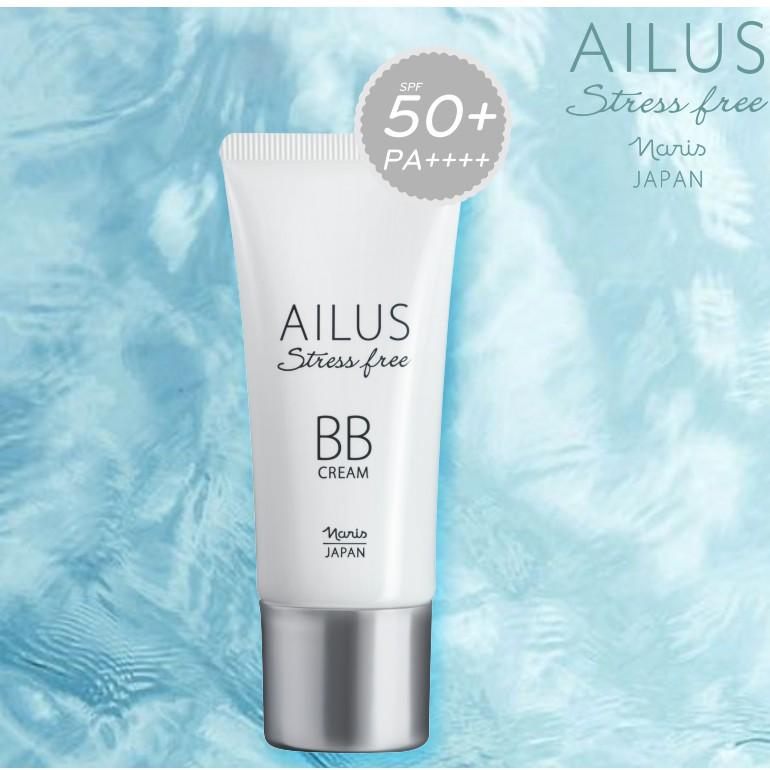 Kem BB trang điểm đa chức năng Naris Ailus Stress Free Cream Nhật Bản 30g