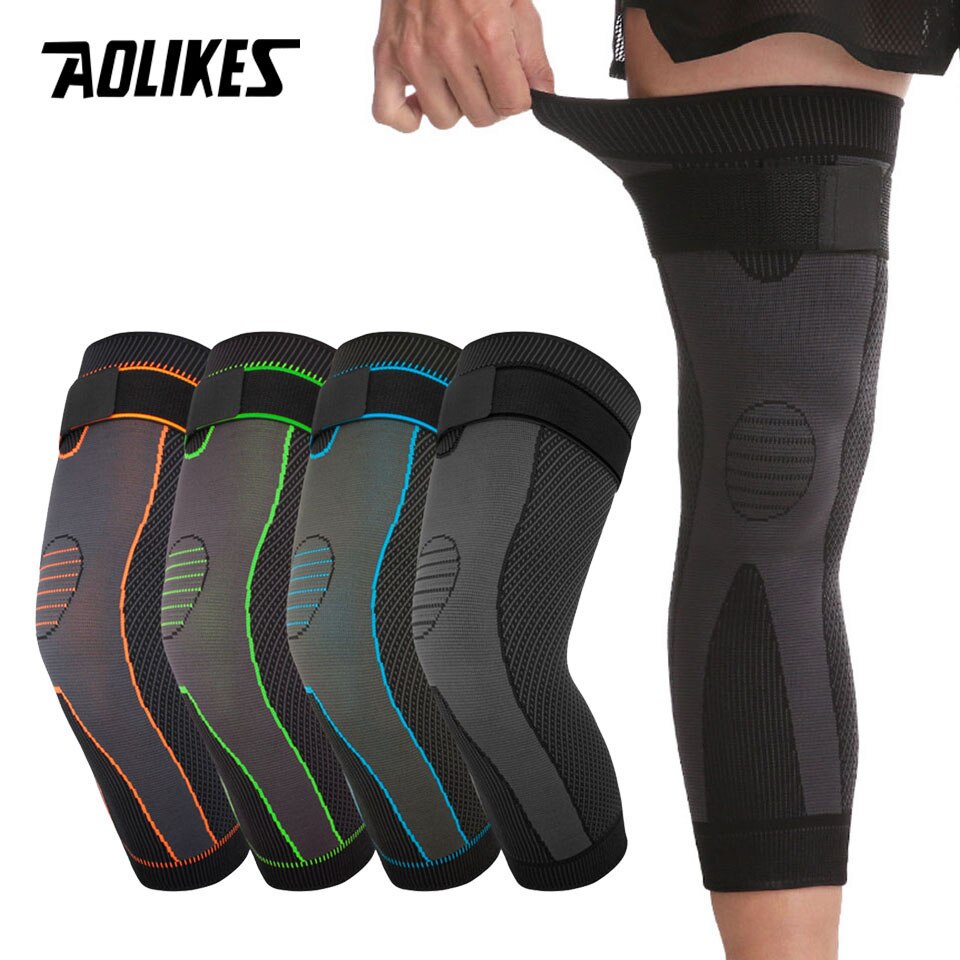 Bó gối thể thao loại dài AOLIKES A-7815 Elastic compression sports knee pads