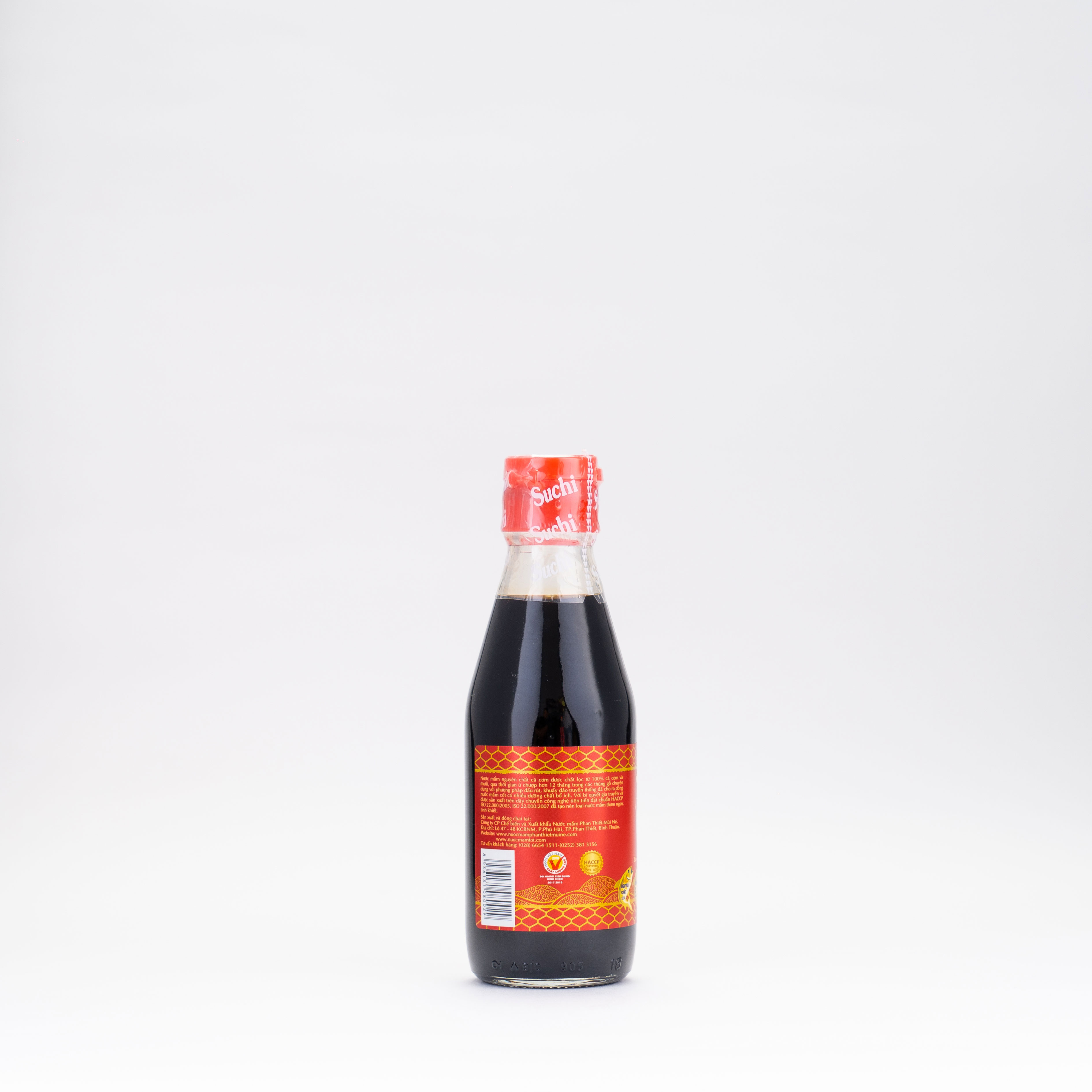 Hộp 6 Chai 60 Đạm x 180ml Nước Mắm Cá Cơm Truyền Thống có US FDA Xuất Khẩu Suchi 60N 180ml