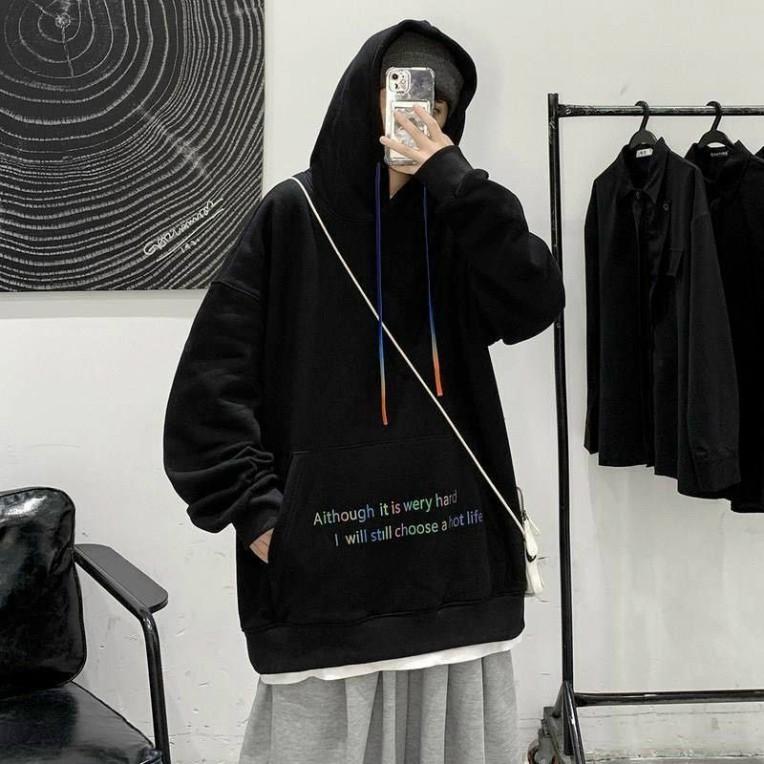 Áo khoác Hoodie Nam, Hoodie Basic Unisex Nỉ From Rộng NÓN 2 LỚP PHẢN QUANG 7 MÀU, o Khoác Hoodie Nam Phản Quang Mẫu Mới Vải Nỉ Dầy Kiểu Dáng Thời Trang Hình In Hot Trend