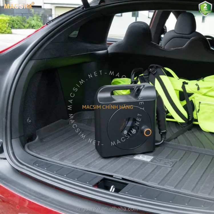 Sạc di động cao cấp ô tô điện Tesla Model X/ S/ model 3 ev - Sạc di động cao cấp 3,68KW chính hãng Macsim
