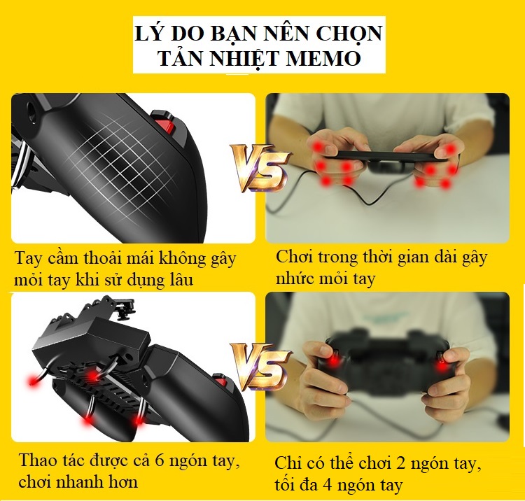 Tay Cầm Chơi Game M1441 Kiêm Quạt Tản Nhiệt (Cắm USB) Chuyên Dành Cho Game Thủ - Hàng Nhập Khẩu