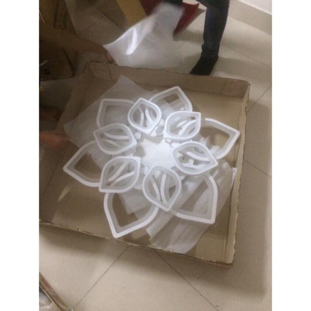 Đèn Ốp Trần Mâm Hoa Sen 12 Cánh Trang Trí Phòng Khách,Ngủ,3 Chế Độ Ánh Sáng,Mẫu Mới Hiện Đại Sang Trọng