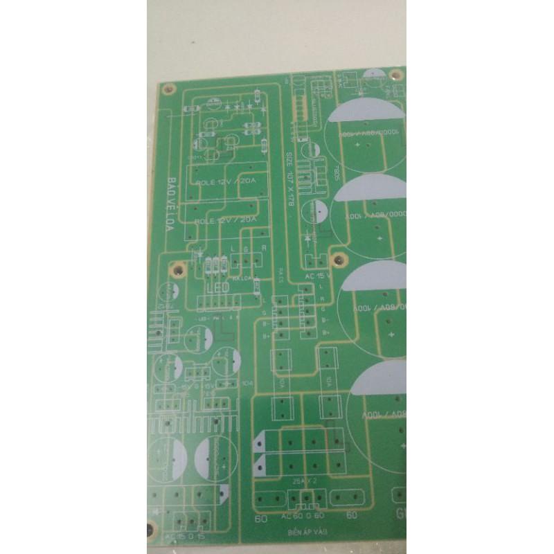 Pcb nguồn loại 4 tụ bo sợi thủy tinh với thiết kế mới đầy đủ tính năng cho người dùng