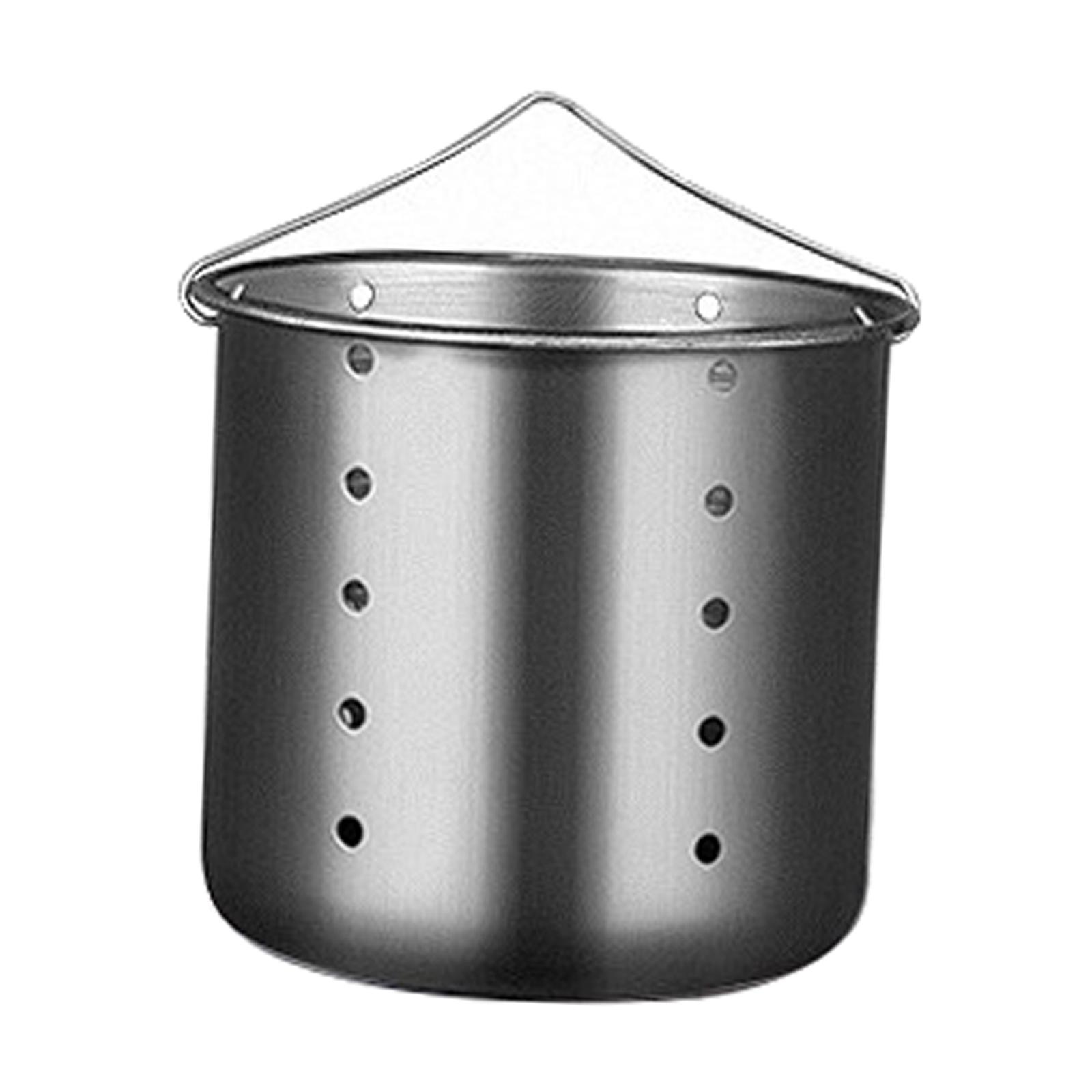 Stainless Steel Fishing Bait Trap Cage Feeder Basket Holder Tackles