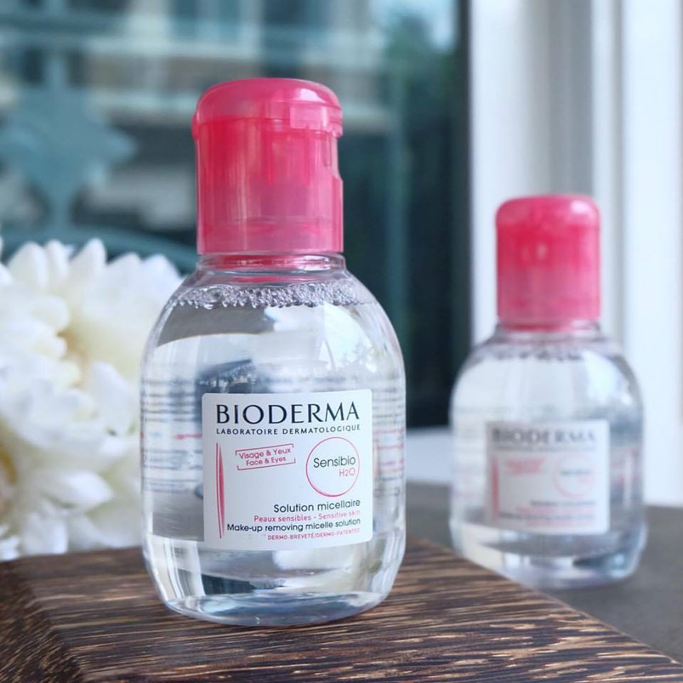 Nước Tẩy Trang BIODERMA SENSIBIO H2O Dành Cho Da Nhạy Cảm 100ml + Tặng Kèm 1 Móc Khóa Hình Tour Eiffel Viền Đỏ