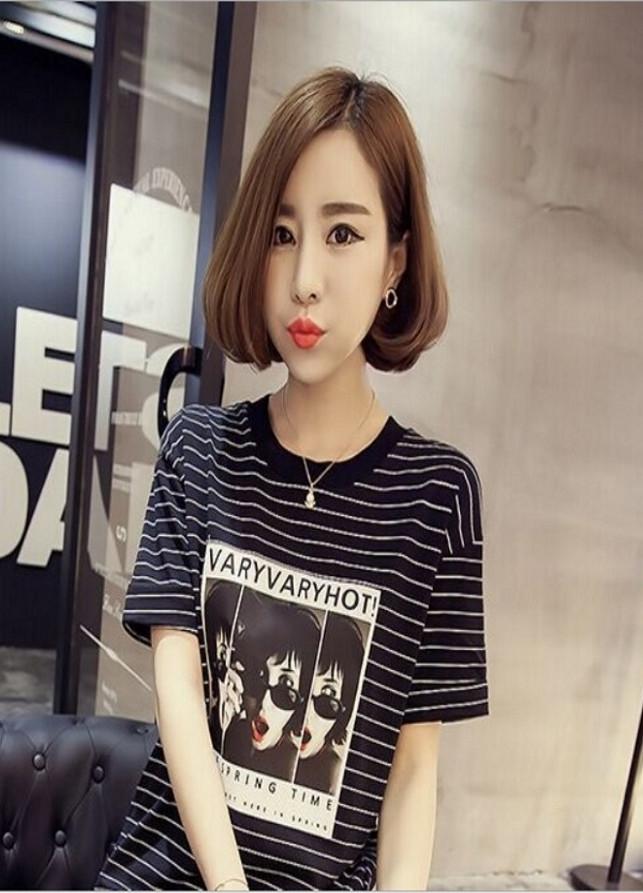 Tóc giả nữ hàn quốc tặng kèm lưới T43