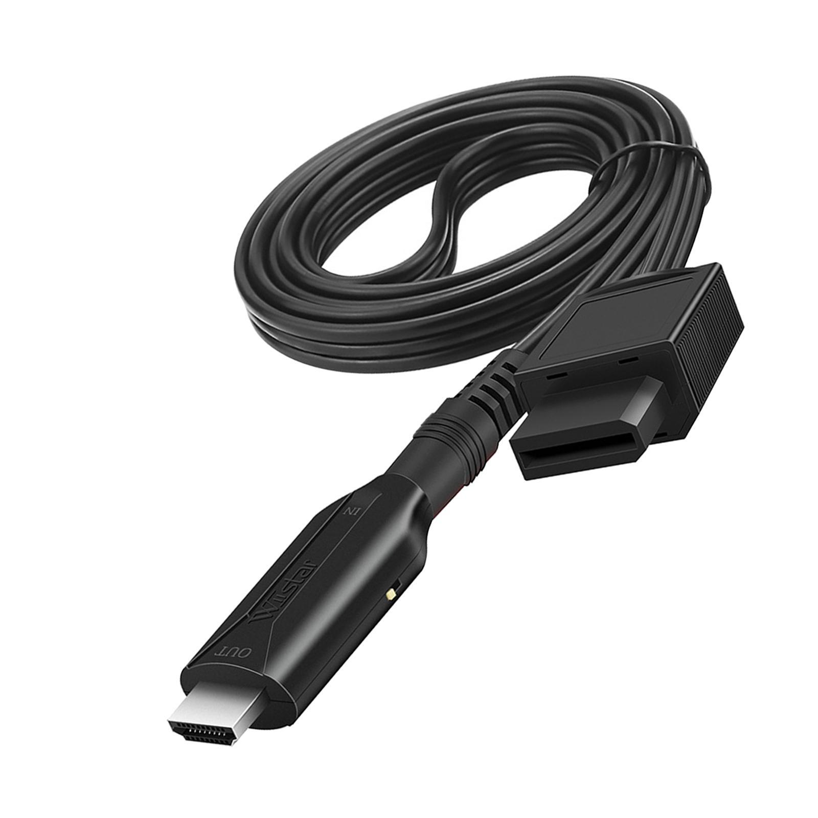 Wii to HDMI Converter Cable, Output Video&Audio Wii to HDMI Adapter for Projector
