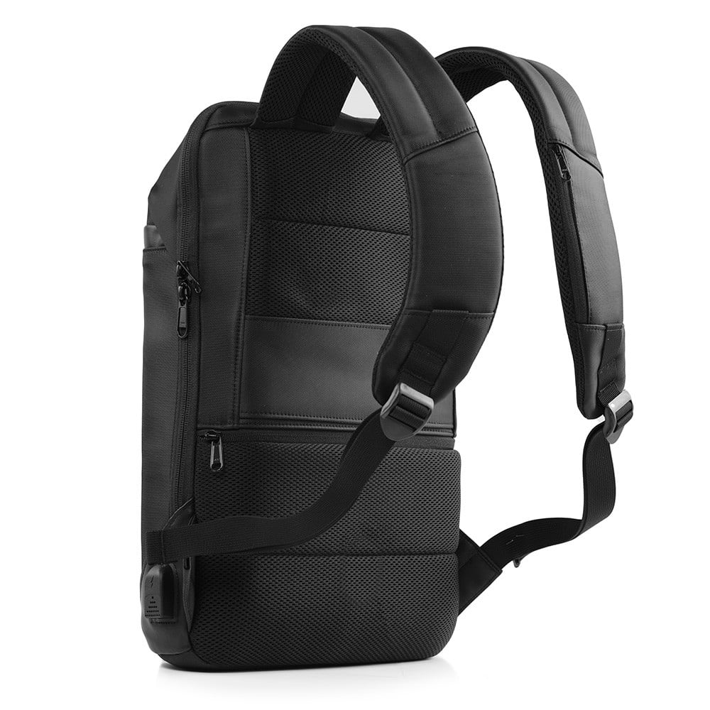 Balo Laptop 14 Inch KING BAG VICTOR Phối Da, Gọn Nhẹ Tiện Nghi Cho Nam và Nữ Đi Làm - Hàng Chính Hãng