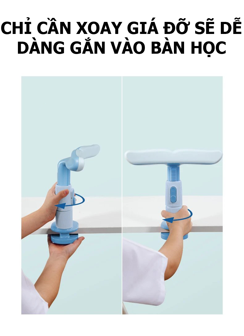 Giá đỡ ngực chống gù lưng cong vẹo cột sống, chống cận thị giúp bé đúng tư thế khi ngồi học mẫu đuôi cá CG00001