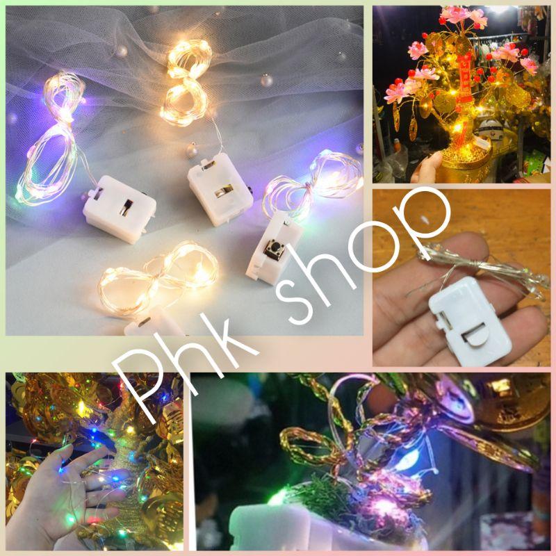 Cây kim tiền tài lộc có led bonsai 4 đủ kiểu cành vàng lá ngọc phk shop