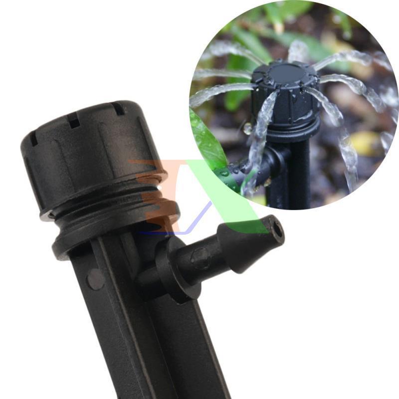 Bộ Kit 16 Que cắm 8 tia đầy đủ + Van nước hẹn giờ FUJIN TX-DIY-075, Béc tưới hoa cây cảnh tự lắp DIY