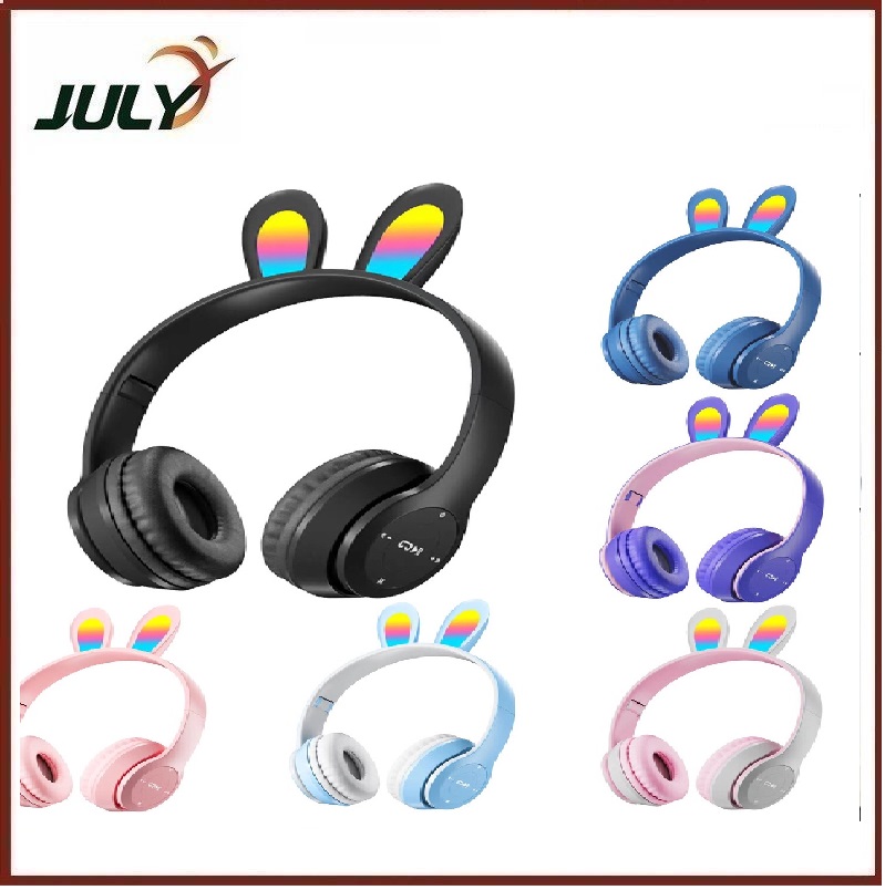 HEADPHONE KHÔNG DÂY TAI THỎ P47R-JL