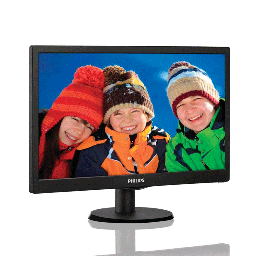 Màn hình Philips 193V5LSB2/97 (18.5inch/HD/TN/60Hz/5ms/200nits/VGA) - Hàng Chính Hãng