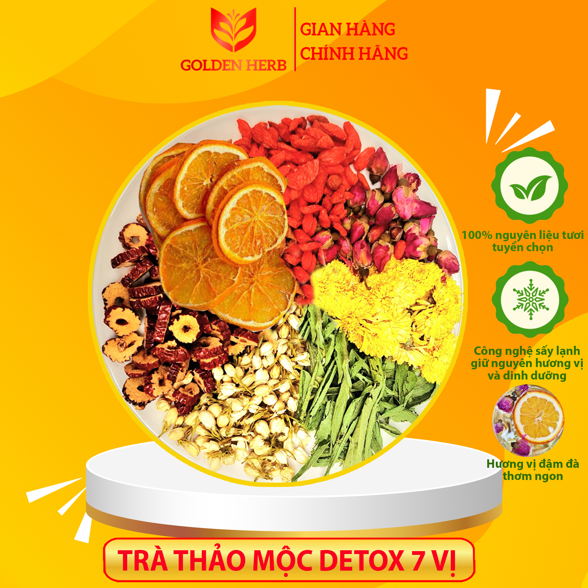 Trà Dưỡng Nhan Saffron Tea 7 Ngày Giúp Giữ Dáng Đẹp Da Giảm Mụn Ngừa Nếp Nhăn Ngủ Ngon