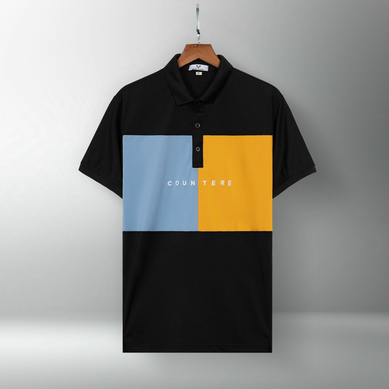 ÁO THUN NAM CÁ SẤU CỔ BẺ PHỐI MÀU CÓ SIZE 3XL
